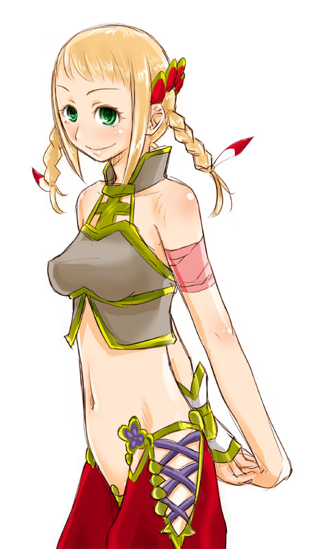1girl, blonde_hair, braid, breasts, female, final_fantasy, final_fantasy_xii, final_fantasy_xii_revenant_wings