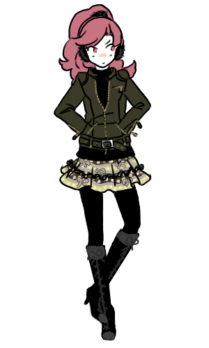 boots, earmuffs, fashion, kiachirou_ayabe, lowres, mallow_(artist), nintama_rantarou, pantyhose