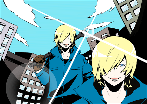 1boy, baccano!, bad_id, border, graham_spector, lens_flare, machi_ojisan, male_focus