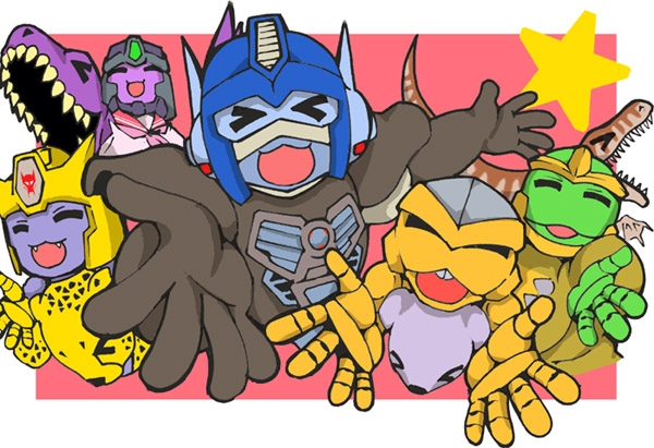 >_<, :3, :d, ^_^, autobot, beast_wars, border, cheetor