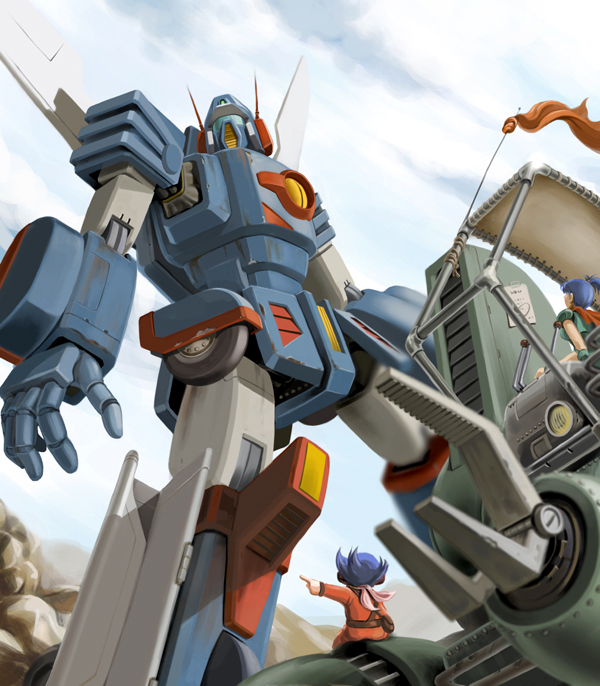 cockpit, dorasu, mecha, rag_urao, rust, sentou_mecha_xabungle, walker, walker_machine