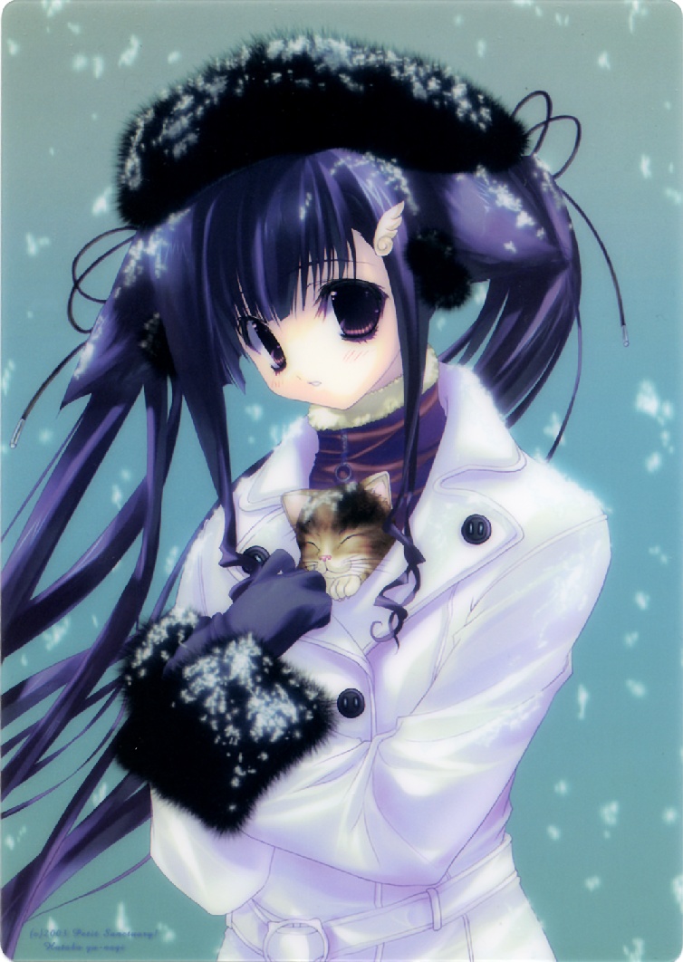 1girl, animal_ears, belt, cat, cat_ears, coat, gloves, hat