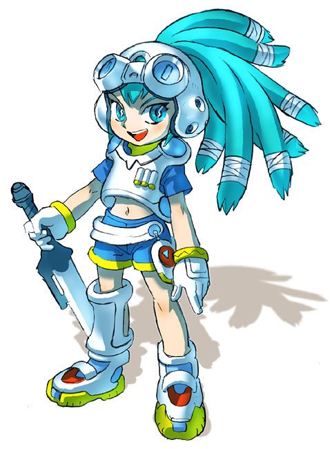 00s, 1girl, armor, blue_eyes, blue_hair, funbolt, gloves, goggles