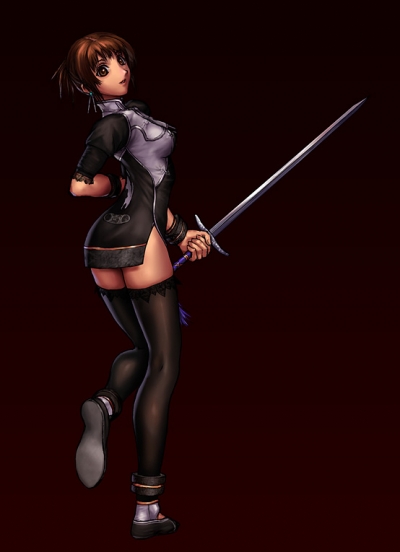 1girl, alternate_costume, black_legwear, brown_eyes, brown_hair, chai_xianghua, china_dress, chinese_clothes