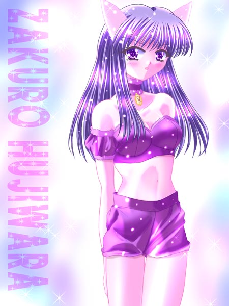 00s, 1girl, animal_ears, arm_garter, bandeau, bare_shoulders, blush, breasts