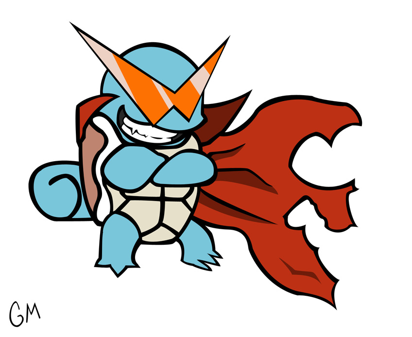 cape, clothed_pokemon, cosplay, kamina, kamina_(cosplay), kamina_shades, nintendo, no_humans