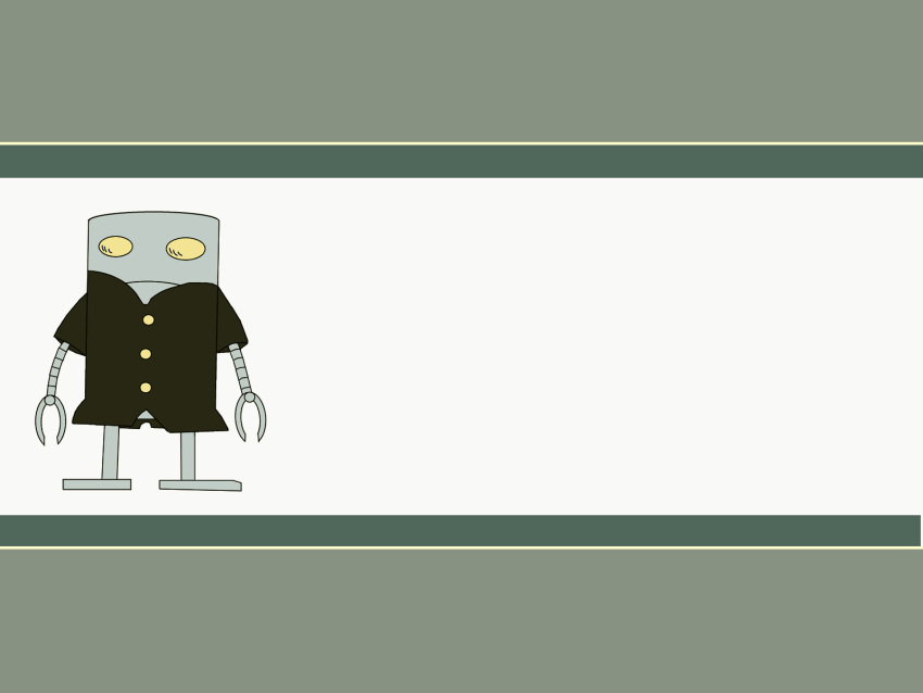 00s, buttons, creature, formal, highres, letterboxed, looking_at_viewer, mechazawa_shin'ichi