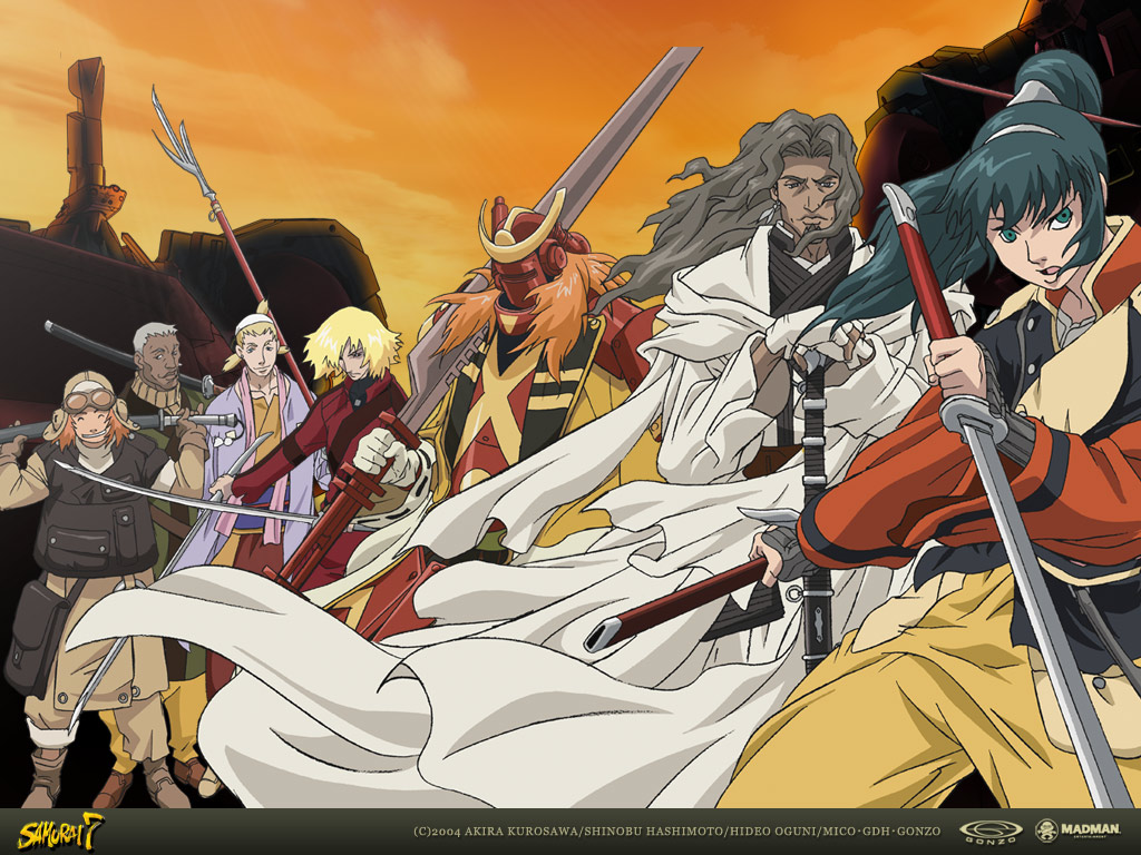 gorobei_katayama, hakama, haori, heihachi_hayashida, japanese_clothes, kambei_shimada, katsushiro_okamoto, kikuchiyo