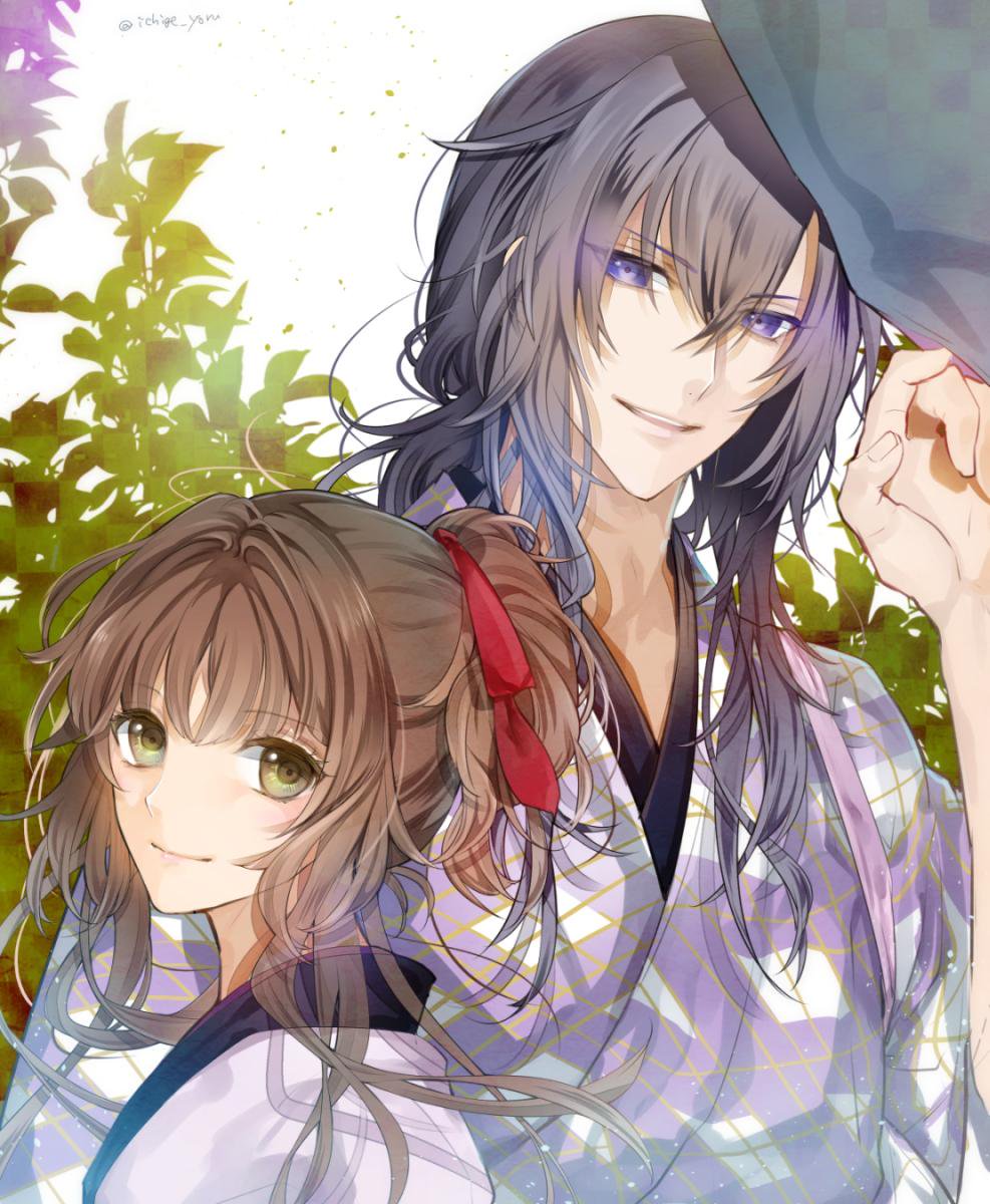 brown_eyes, brown_hair, ichige_yoru, kayo_(ken_ga_kimi), ken_ga_kimi, tokugawa_iemitsu