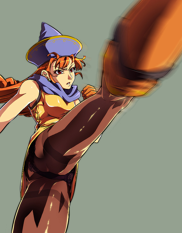 1girl, alena_(dq4), ass, boots, brown_boots, brown_gloves, brown_hair, dragon_quest