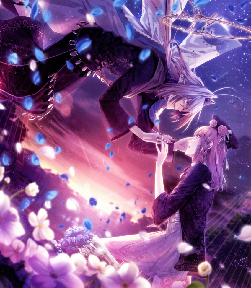 amnesia_(idea_factory), hanamura_mai, heroine_(amnesia), nova_(amnesia), white_hair, yellow_eyes