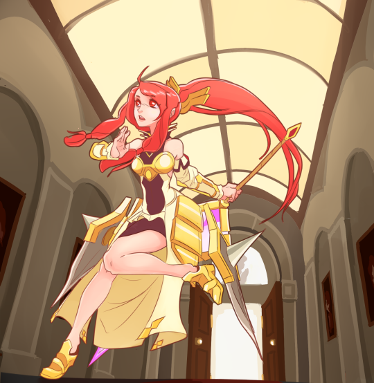 1girl, bent_knees, blazblue, blazblue:_chronophantasma, izayoi_(blazblue), long_hair, nachonachoz, open_mouth