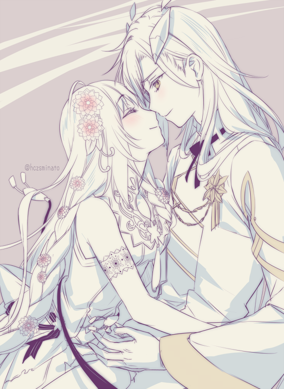 blue_eyes, cradle_(yuukyuu_no_tierblade), eve_(yuukyuu_no_tierblade), white_hair, yuukyuu_no_tierblade, yuuna_minato