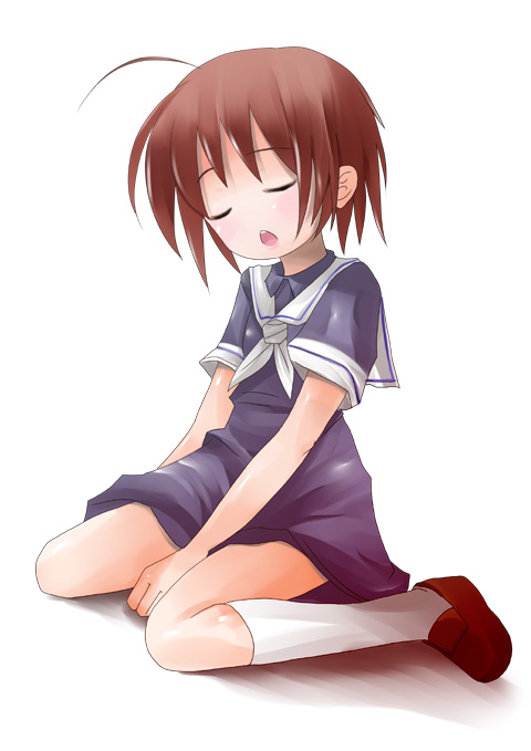 clannad, closed_eyes, fujikawa_sakuya, okazaki_ushio
