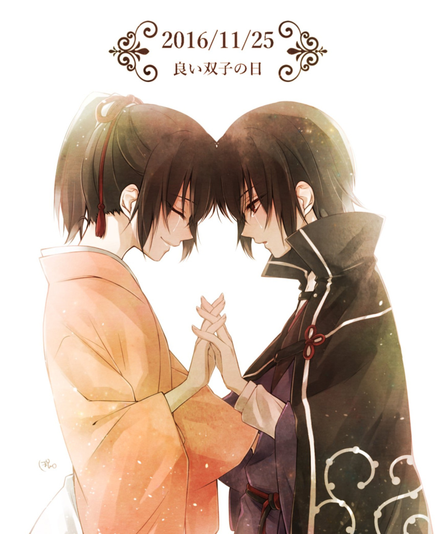 brown_eyes, brown_hair, hakuouki_shinsengumi_kitan, nagumo_kaoru, poncho_49, yukimura_chizuru