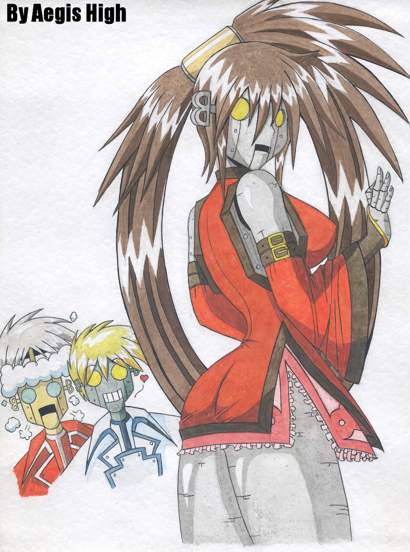 guilty_gear, hair_ring, kuradoberi_jam, robo_ky, robot, twintails