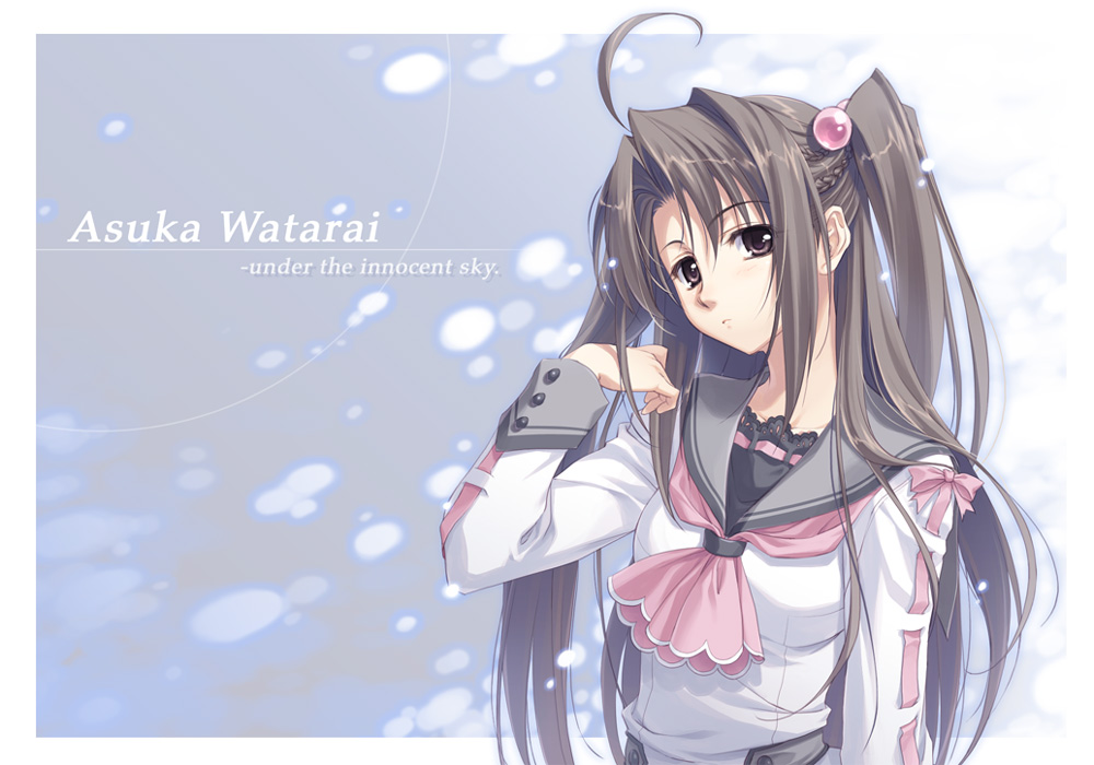 brown_hair, long_hair, mashimaro, oretachi_ni_tsubasa_wa_nai, school_uniform, twintails, watarai_asuka