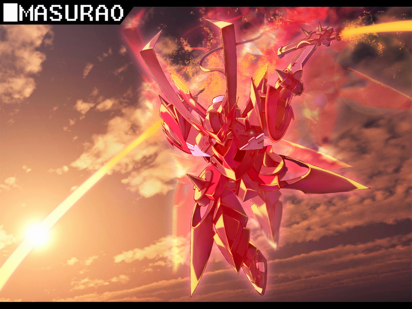 energy_sword, gundam, gundam_00, is_ii, katana, masurao, mecha, sword