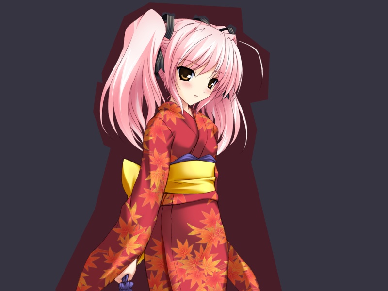 1girl, blush, choukou_sennin_haruka, game_cg, japanese_clothes, kimono, onigirikun, pink_hair