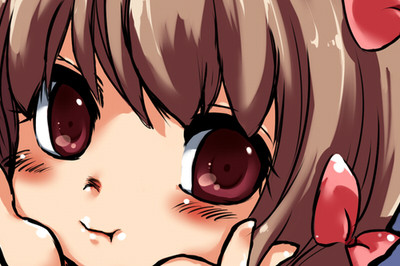 1girl, blush, face, kumuiutabito, lowres, red_eyes, solo