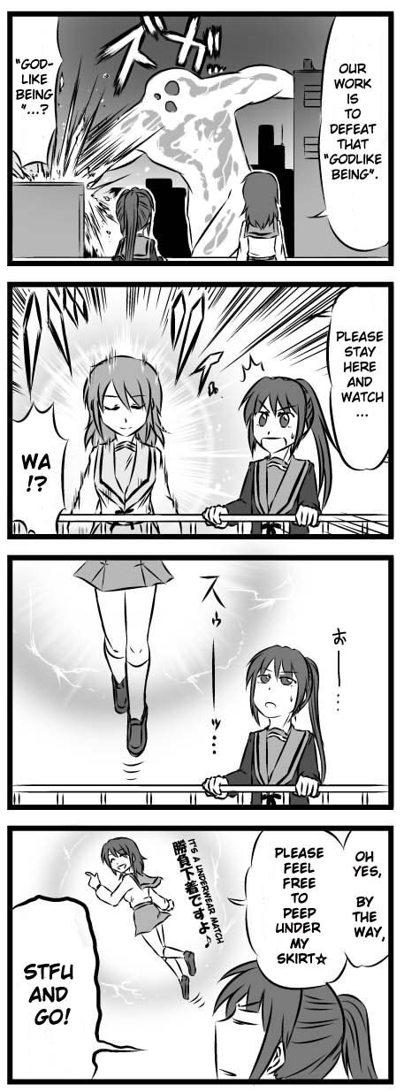 2girls, 4koma, celestial_(haruhi), celestial_(suzumiya_haruhi), comic, genderswap, genderswap_(mtf), hard_translated