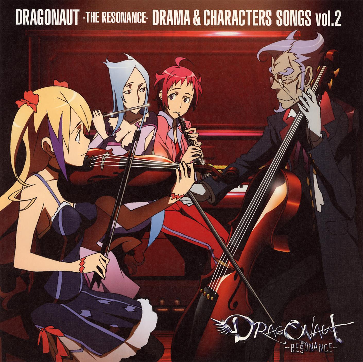 1boy, 3girls, ahoge, amadeus, beard, blonde_hair, closed_eyes, dragonaut
