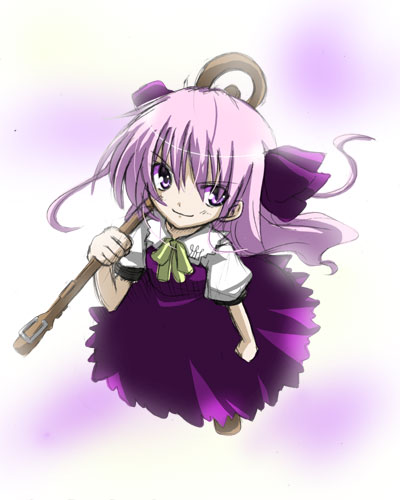 1girl, dress, from_above, looking_at_viewer, looking_up, lowres, majipikoru, marietta