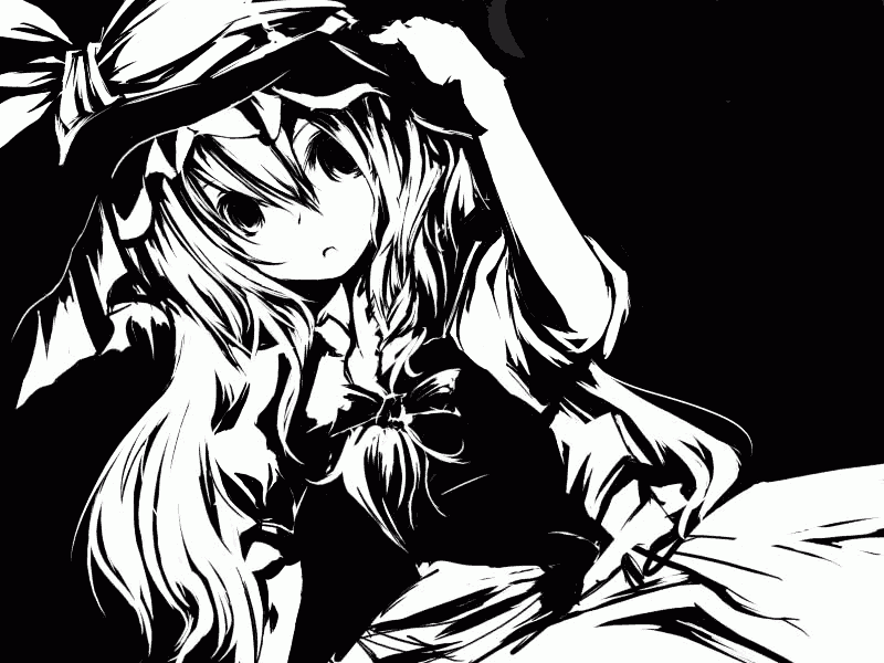 1girl, bad_id, bow, braid, female, hair_bow, hair_ribbon, hat