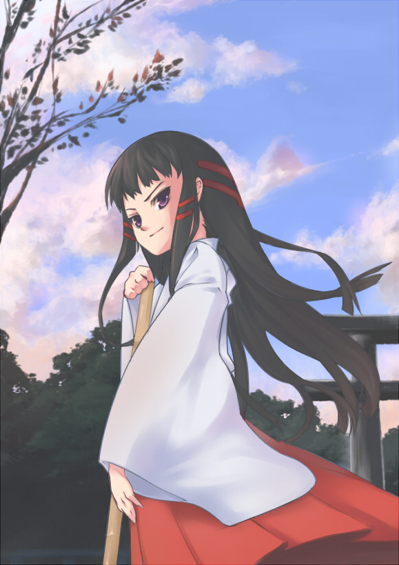 1girl, ar_tonelico, ar_tonelico_ii, bad_id, gust, hakama, hijiri, jakuri