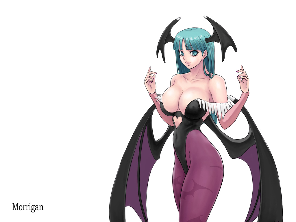 1girl, ark, ark_(morita_hitomi), bat_print, breasts, capcom, character_name, female