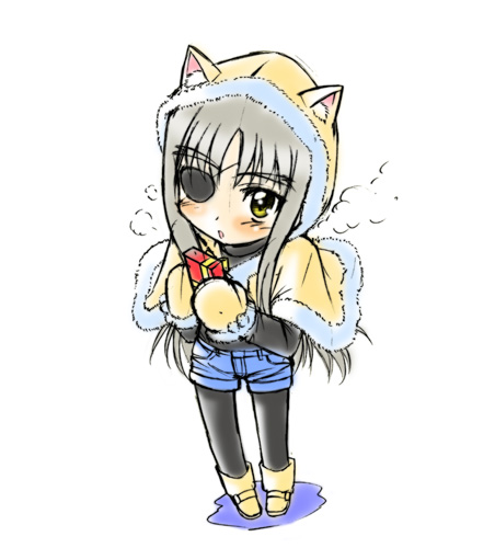 1girl, animal_ears, cat_ears, cinque_(nanoha), legwear_under_shorts, lowres, lyrical_nanoha, mahou_shoujo_lyrical_nanoha