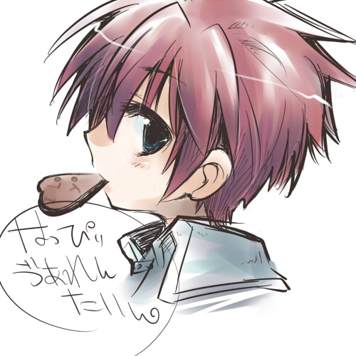 1boy, erio_mondial, kajikawa_yahiro, lowres, lyrical_nanoha, mahou_shoujo_lyrical_nanoha, mahou_shoujo_lyrical_nanoha_strikers, male_focus