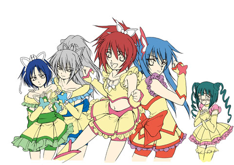 aoi_nagisa, cosplay, cure_aqua, cure_aqua_(cosplay), cure_dream, cure_dream_(cosplay), cure_lemonade, cure_lemonade_(cosplay)