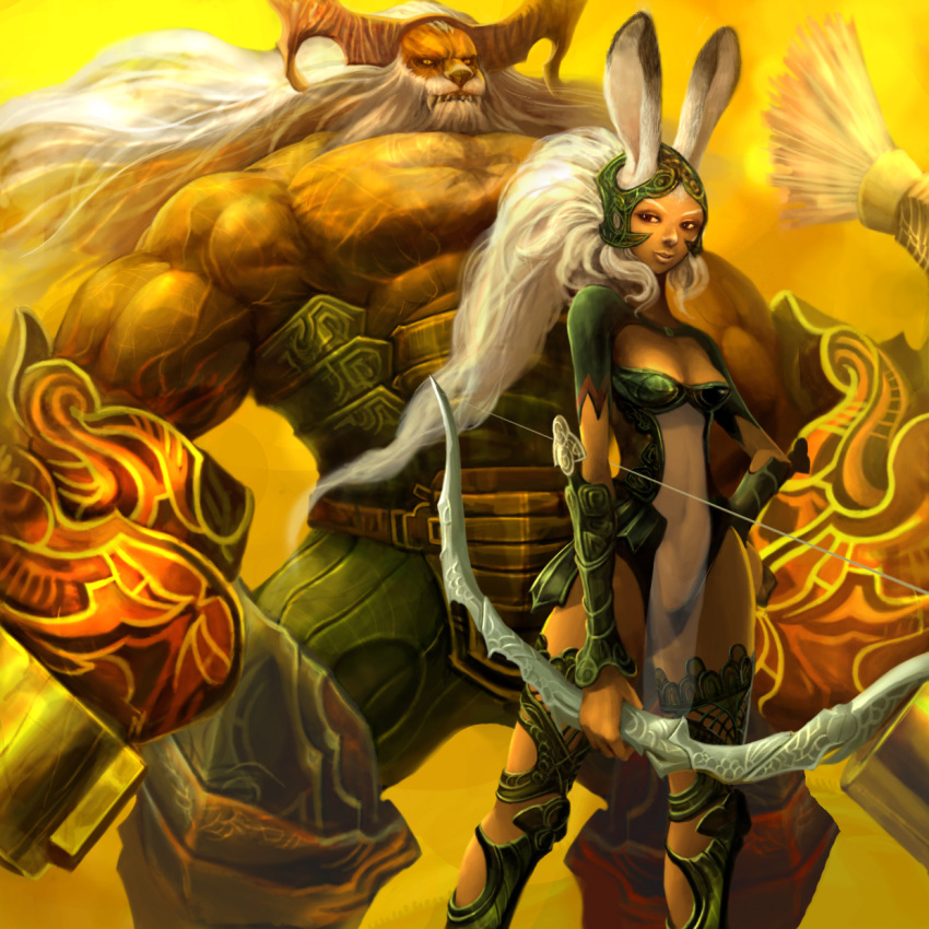 final_fantasy, final_fantasy_xii, fran, hashmal, highres, karee, viera, weapon
