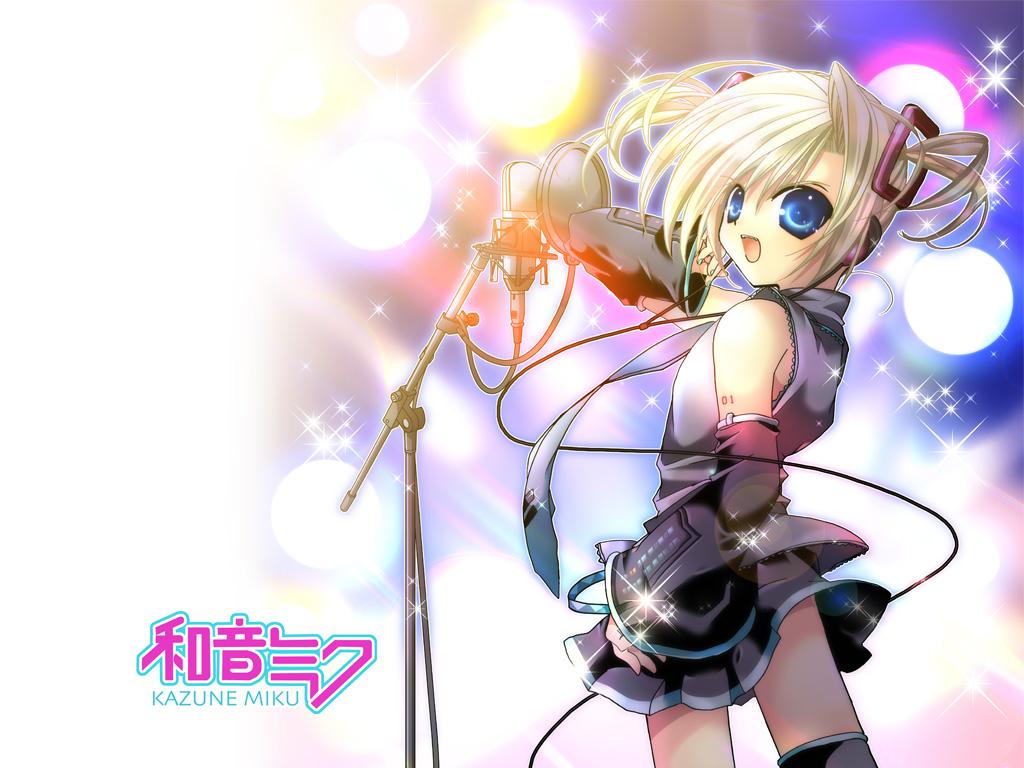 1boy, blonde_hair, blue_eyes, cosplay, crossdressinging, hatsune_miku, hatsune_miku_(cosplay), kamichama_karin