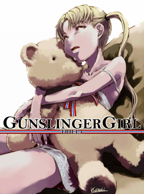 00s, gunslinger_girl, kyoutarou, stuffed_animal, stuffed_toy, teddy_bear, triela