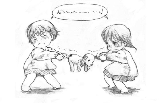 2girls, mokyu_tasuku, mokyusuke, monochrome, multiple_girls, sketch