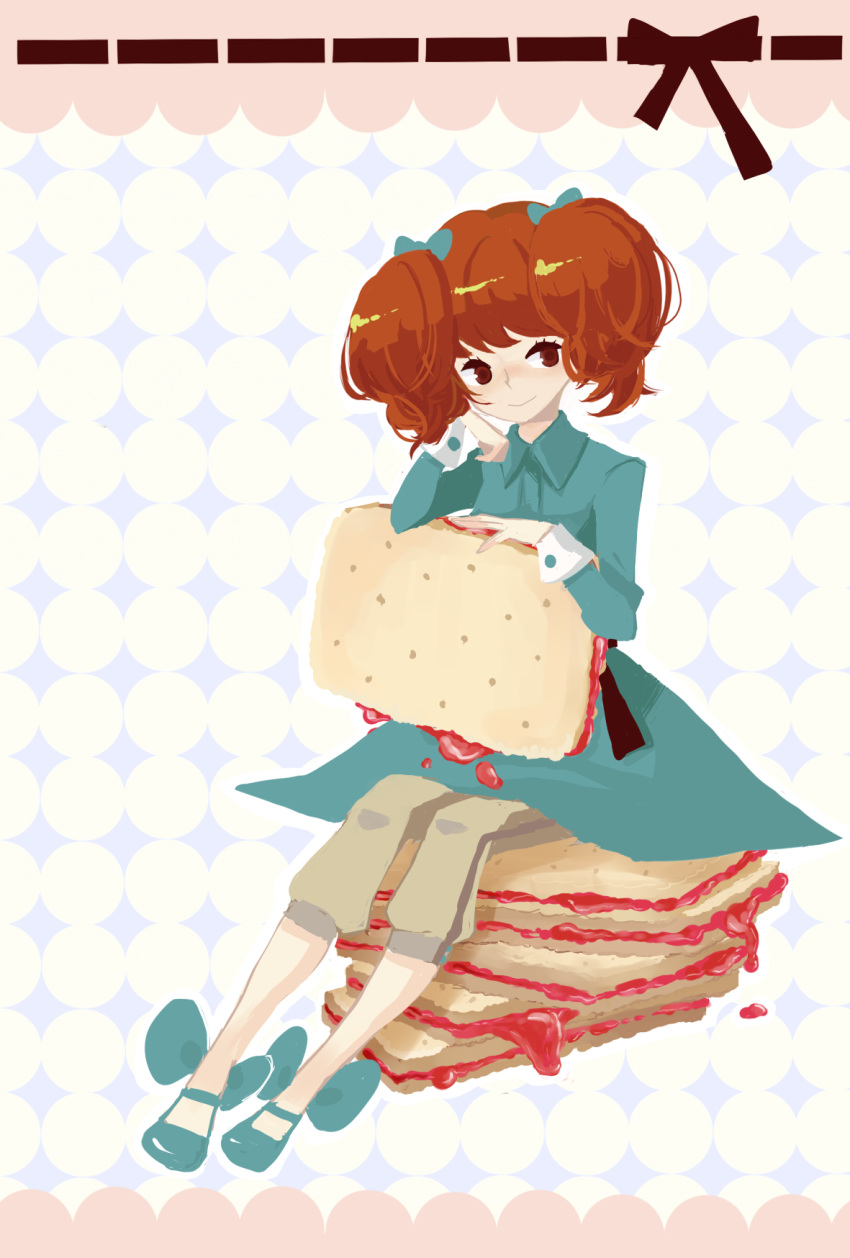 1girl, bad_id, borase, cracker, cracker-chan, highres, inase_(nico-oco), inase_(pixiv4981)