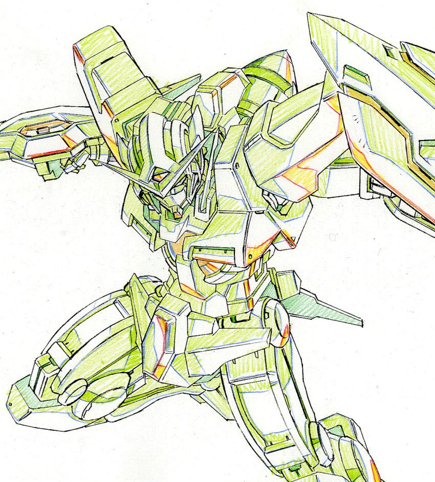 anime, gundam, gundam_00, masami_obari, mecha, production, sheet, sketch