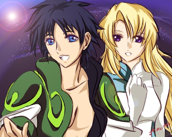 1boy, 1girl, :d, age, black_hair, blue_eyes, blush, book