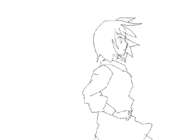 animated, animated_gif, battle, easytoon, fighting, headbutt, kaisen, lowres