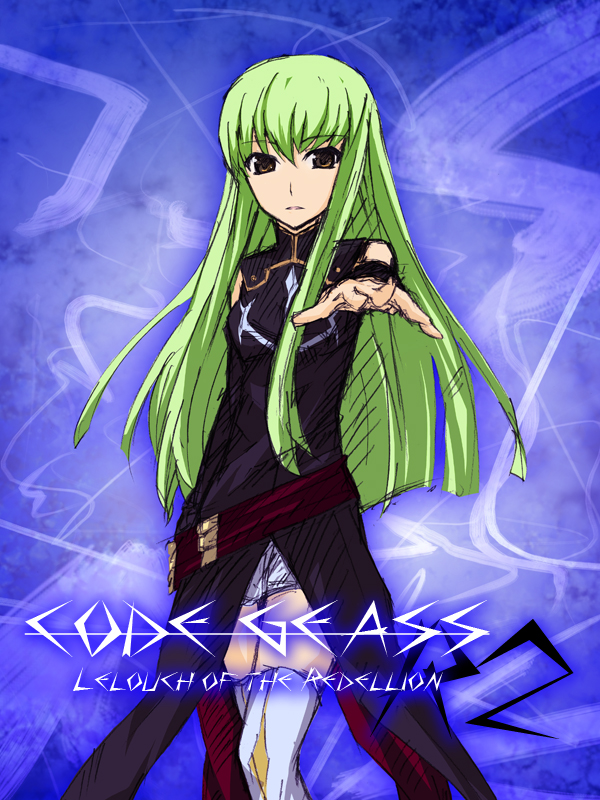 1girl, bad_id, c.c., code_geass, hei_(pixiv27985), heripu, solo, thigh-highs