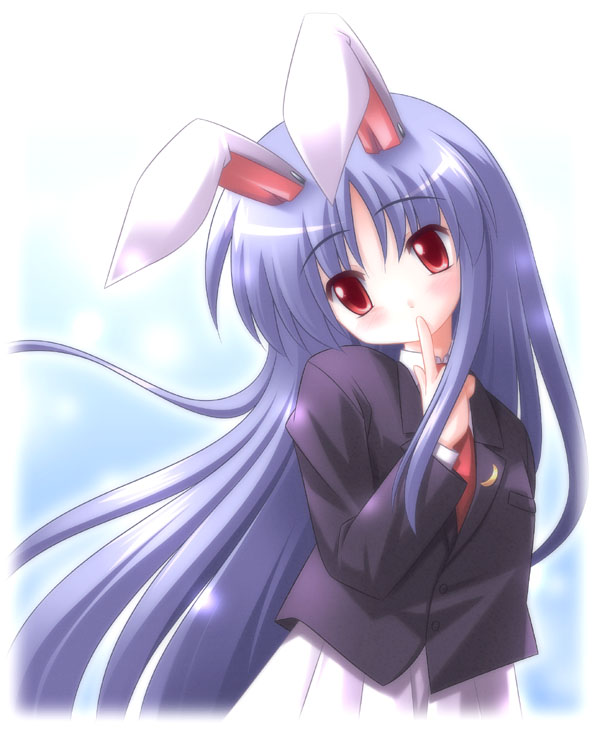 animal_ears, female, nijiberu, rabbit_ears, red_eyes, reisen_udongein_inaba, touhou