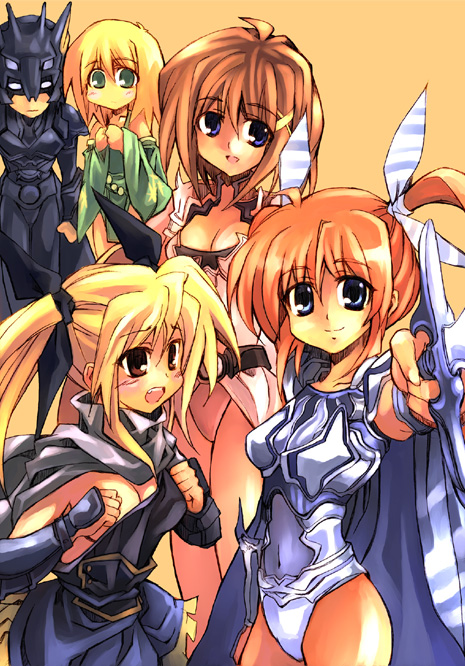 1boy, 4girls, cain_highwind, cain_highwind_(cosplay), cecil_harvey, cecil_harvey_(cosplay), chrono_harlaown, cosplay