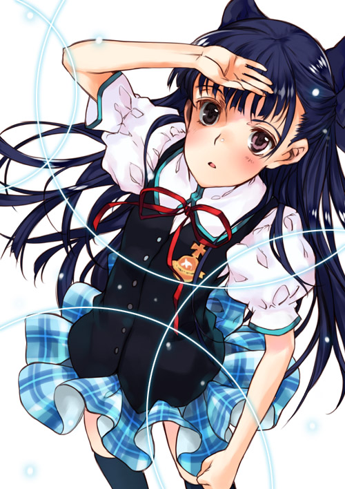 1girl, long_hair, mizuhara_tsuzumi, mizuki_makoto, period, school_uniform, serafuku, solo