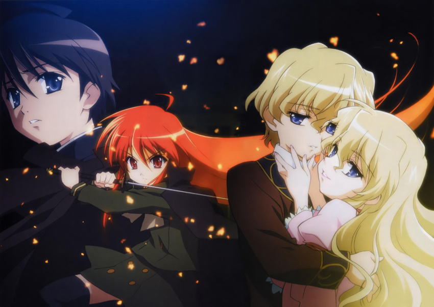 2boys, 2girls, blonde_hair, highres, incest, multiple_boys, multiple_girls, redhead