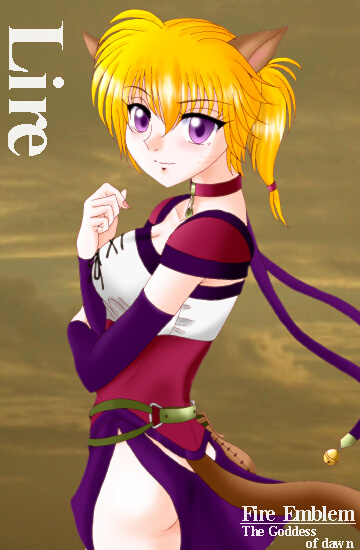 1girl, animal_ears, blonde_hair, cat_ears, cat_tail, character_name, collar, copyright_name