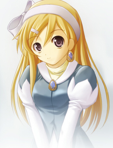 1girl, atelier_(series), atelier_iris, atelier_iris_eternal_mana, blair_(atelier), blonde_hair, earrings, female