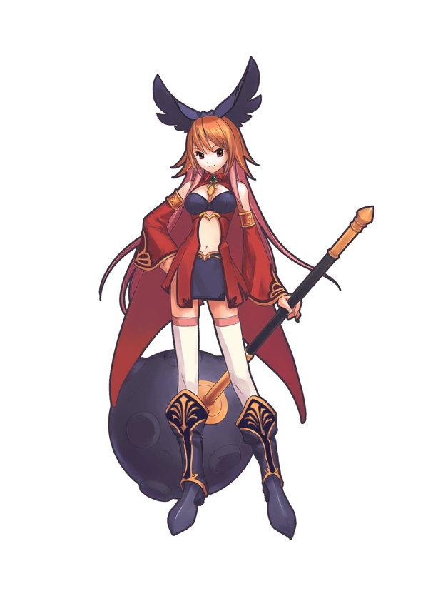 1girl, atelier_(series), atelier_iris, atelier_iris_grand_phantasm, bangs, bare_shoulders, blue_legwear, boots