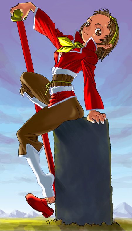 ascot, ass, brown_eyes, brown_hair, capcom, hairband, marvel, marvel_vs._capcom